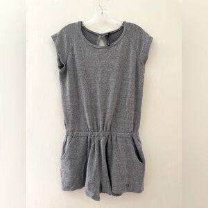 NWOT! Joe’s Jeans Cap Sleeve Cotton Romper w/Pockets Grey Loungewear Medium